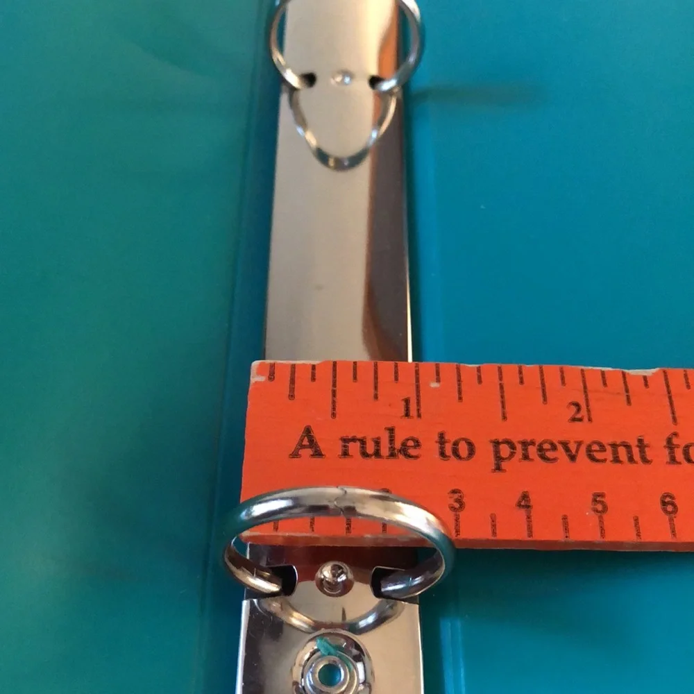 Lot of 2 Mead Slickers 1 inch poly 3 ring binders